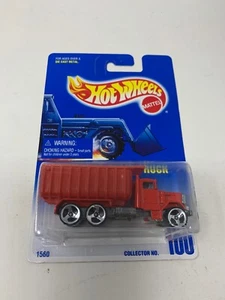 xxx 1991 Hot Wheels #100 Peterbilt Dump Truck 3sp - Picture 1 of 2