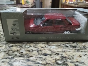 Ford Sierra Ghia Maroon- 1/25 Scale Diecast Model Car Schabak Damaged In box - Picture 1 of 18