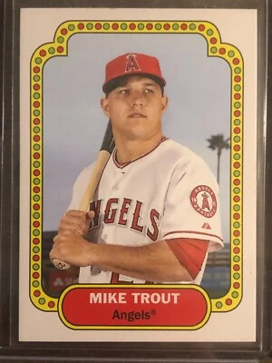 2016 Topps Throwback Thursday TBT #139 Mike Trout Los Angeles Angels - Image 1 of 2