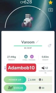 Pokémon Go | Varoom Trade Go 20K Stardust