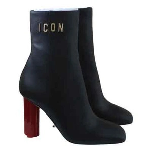dsquared2 women shoes icon heeled ankled boots LEAF HEEL EU 35 US 4 - Picture 1 of 15