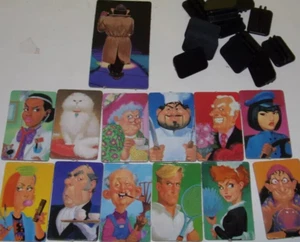 13 Dead End Drive Board Game Replacement Pieces Parts 13 Portrait Pawns & Stands - Picture 1 of 1