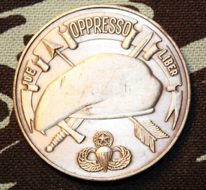 Old 6th Special Forces Group (Airborne) Challenge Coin US ARMY serial numbered - Picture 1 of 6