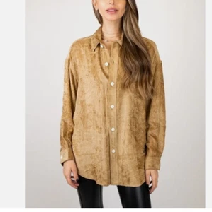 Rag & Bone Women Rusa Corduroy Button Up Tunic Shirt Top Size S Gold Long Sleeve - Picture 1 of 12