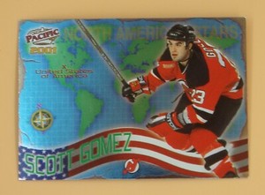 2000-01 Pacific North American Stars Scott Gomez  #8 New Jersey Devils