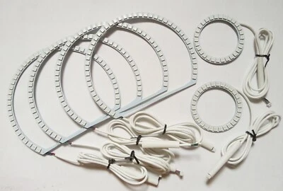 RGB 6 halo ring for Dodge Challenger 08-14 Fog Light headlight bluetooth Flash - Image 1 of 4