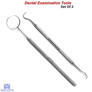 Dental Zahnstein Zahnstein Entferner Schaber Hygieniker Mund Spiegel Labor Instrumente - Bild 1 von 5