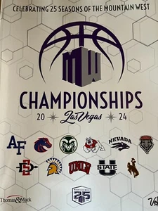 2024 MENS WOMENS MOUNTAIN WEST Basketball Tournament Program FINAL FOUR 2025 - Picture 1 of 1