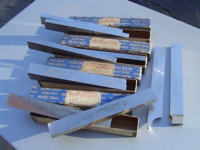  Broca de herramienta de torno rectangular COBALTO en blanco - Caja de DOS 1/2"X1"X8"- CNC molino hss  Foto 1 de 3