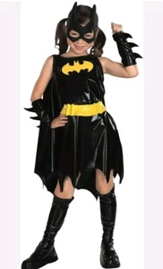 Batgirl Halloween Costume Girls Batman M 8 10 Dress Mask Cape Rubies - Picture 1 of 16