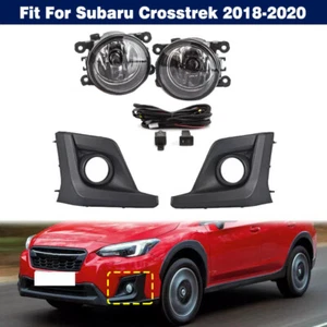 Fog Light Driving Lamp & Cover Bezel Wiring Kits For Subaru Crosstrek XV 2018-20 - Picture 1 of 11