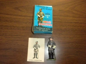 WARRIORS OF THE WORLD - GEORGE MARKSTONE CONFEDERATE SOLDIER w/box & card MARX - Picture 1 of 9