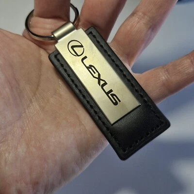 Lexus Black Leather Key Chain - Image 1 of 4
