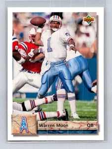 1992 Upper Deck #146 Warren Moon Houston Oilers - Picture 1 of 2