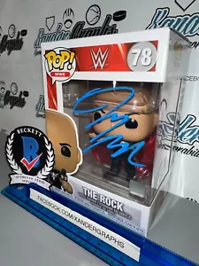 JAY PHAROAH SIGNED AUTOGRAPHED THE ROCK DWAYNE JOHNSON FUNKO POP 78-BECKETT BAS - Picture 1 of 9