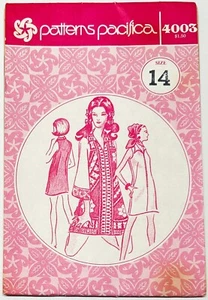 Vintage 1960s Patterns Pacifica 4003 Misses' Dress Size 14 Uncut - Picture 1 of 2