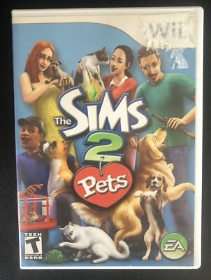 The Sims 2: Pets (Nintendo Wii, 2007) No Manual - Tested - Fast Shipping - Image 1 of 4