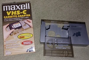 Maxell VHS-C Cassette Adapter VP-CA VHS C Camcorder Videoband auf Videorecorder Box - Bild 1 von 5