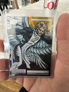 2023 Upper Deck Allegiance Avengers vs X-Men Blue & Yellow 46/63 Angel #C37 - Picture 1 of 2