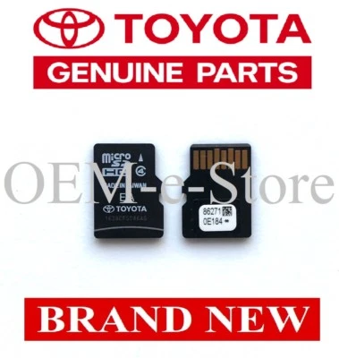 2015-2018 Toyota Avalon Sienna GPS Navigation Micro SD Card U.S Canada Map OEM - Image 1 of 2