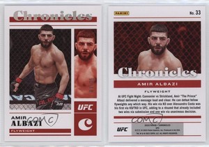2023 Panini Chronicles UFC Holo Silver /25 Amir Albazi #33