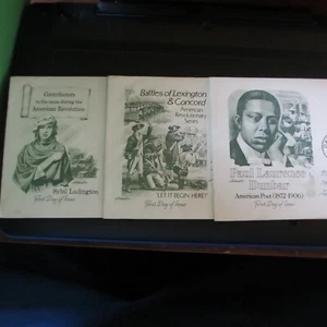 1975 FIRST DAY ISSUE POSTAGE STAMPS, look close these are the only 3 like this - Picture 1 of 11