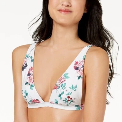 Top de Bikini MINKPINK Pretty Petals High Apex Bonitos Pétalos M Mediano Nuevo con Etiquetas Foto 1 de 4
