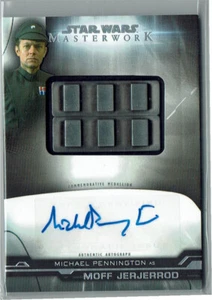 Star Wars Masterwork 19 Auto Medallion AMC-MPI Michael Pennington as Moff #17/99 - Picture 1 of 1