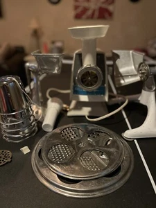 Vintage Oster Food Meat Grinder And Accessories - Picture 1 of 2