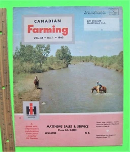 International Canadian Farming 1962 20 pg catálogo folleto explorador taladros tractor - Imagen 1 de 10