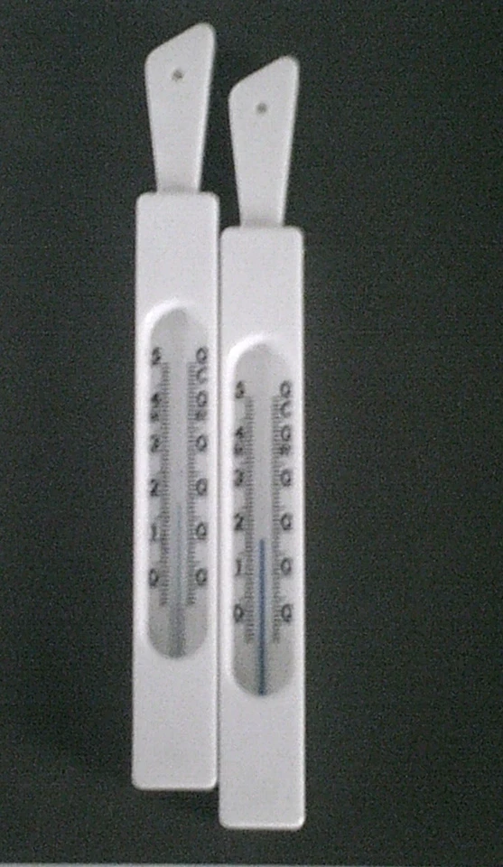 2 Bade Thermometer weiß mit Griff, große Skala, für Baby, Kinder, Erwachsene - Bild 1 von 1