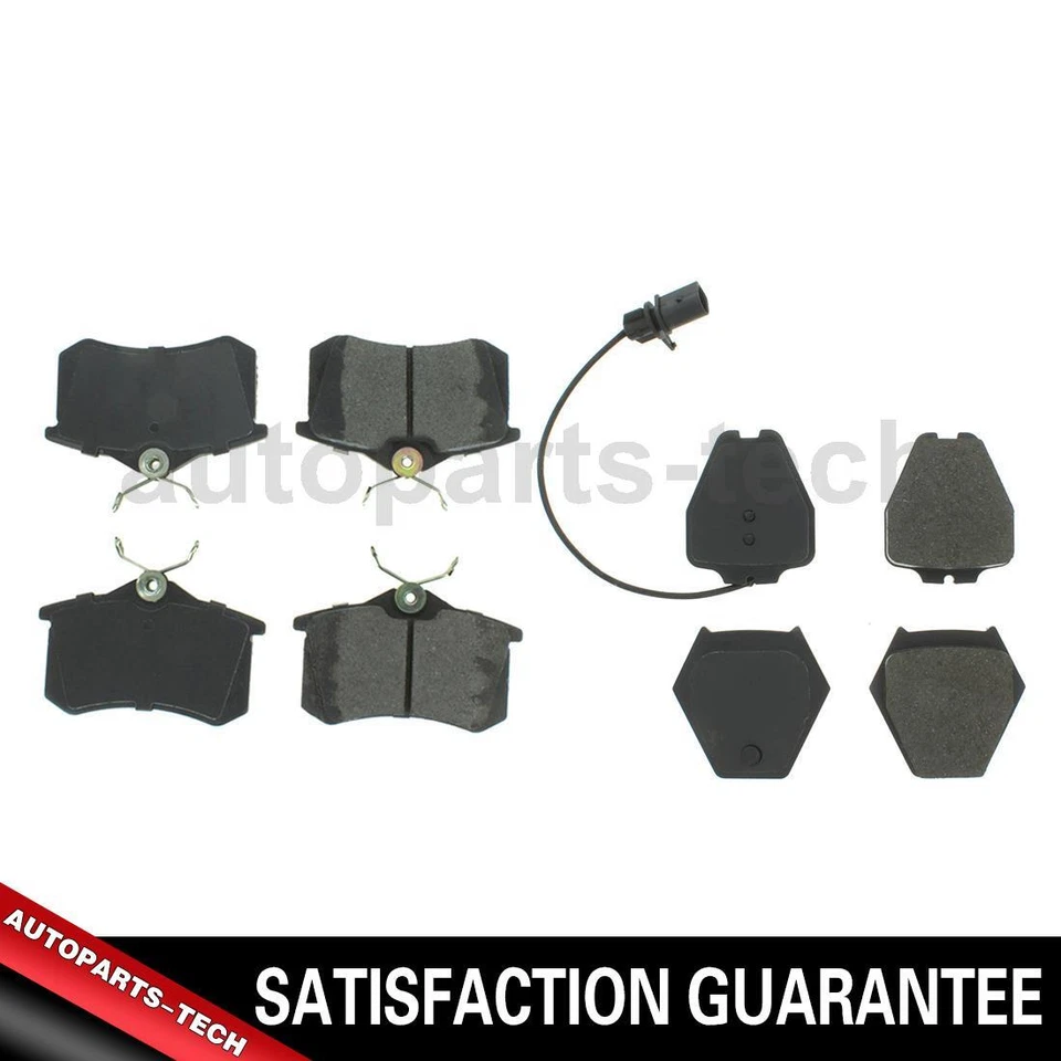 Juego de pastillas de freno delanteras traseras centradas para Audi A6 Quattro 2000 2001 2002 2003 2004 Foto 1 de 4