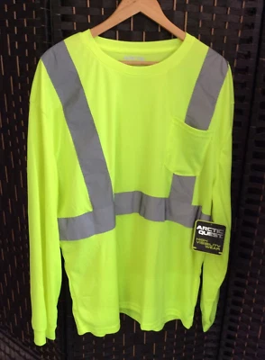 High Visibility Arctic Quest Long Sleeve Shirt 2XL new w/tags/Yellow/Reflective - Image 1 of 4