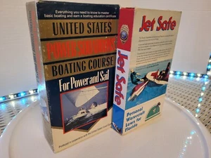 USA Power Squadrons Bootskurs VHS Vintage Set mit FL Jet Safe - Bild 1 von 13