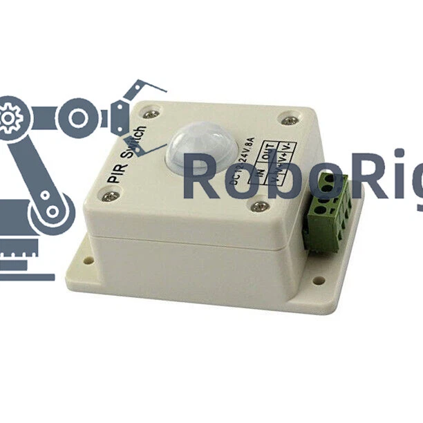 PIR Switch 8A PIR Motion Sensor DC 12-24V For LED Strip Light Bulb Infrared M - Image 1 of 4