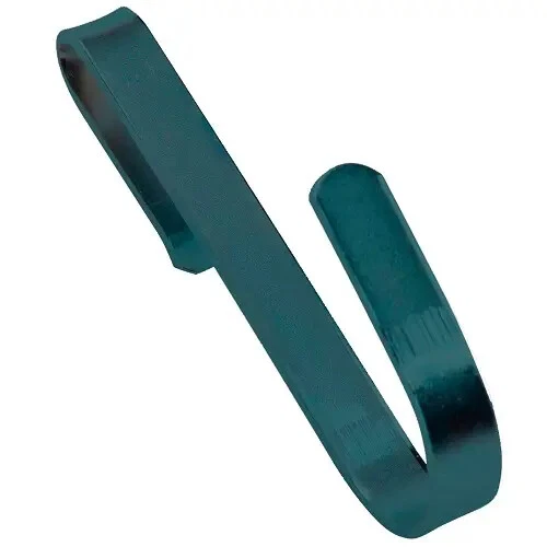 Quantum Food Service SG-HOOKSM Small Hook 1/4"W x 1-1/2"D x 3-3/4"H Green Epoxy - Image 1 of 1