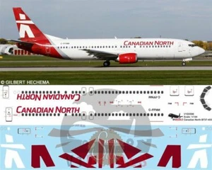 V1 Decals Boeing 737-400 Canadian North for 1/144 Minicraft Model Airplane Kit - Bild 1 von 8
