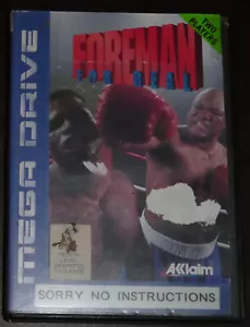 Sega Mega Drive. Foreman For Real (PAL AUS/EUR) - Foto 1 di 4