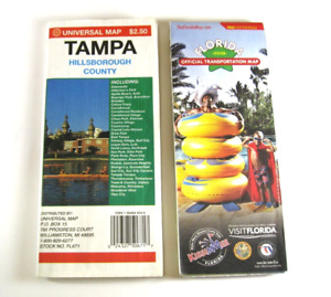 (2) 2008 State of Florida, 1993 City of Tampa Hillsborough County Universal Maps