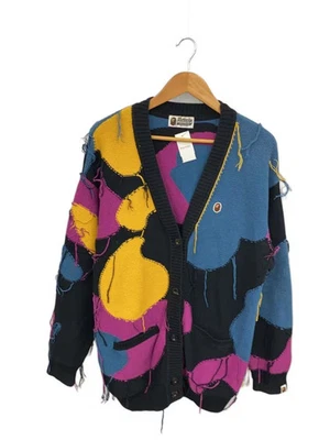 A BATHING APE cardigan Jacket Multicolor Used - Image 1 of 4