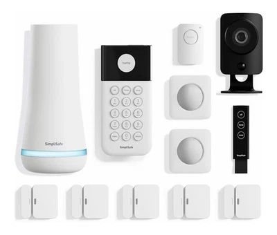 BRAND NEW SimpliSafe 12-Piece Wireless Home Security System w/ Indoor HD Camera - Image 1 of 2
