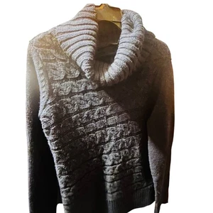 Simply Vera Wang Sweater Cable Knit Turtle Neck Pullover - Picture 1 of 3