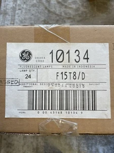 24 Count GE CURRENT F15T8/D Linear FLUOR Bulb T8 17-3/4" L G13 6500K 10134 - Picture 1 of 2