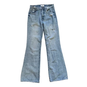 Jeans Pistola Stevie Relajados Pierna Acampanada Para Mujer 24 Azul Tiro Alto Denim Envejecido - Imagen 1 de 10