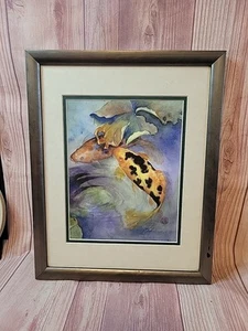 Patricia Hitchens Koi Aquarell Gemälde - Bild 1 von 10