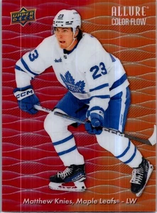 2023-24 Upper Deck Allure #CF-2 Matthew Knies Color Flow Red-Orange - Picture 1 of 2