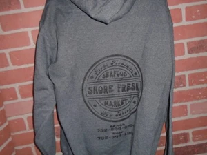 SUDADERA CON CAPUCHA Y CREMALLERA COMPLETA SHORE FRESH MARKET POINT NICE BEACH NJ PARA HOMBRE - Imagen 1 de 4