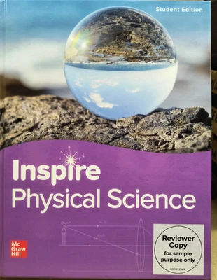 Inspire Physical Science Student Edition McGraw Hill 2021 - Image 1 of 4