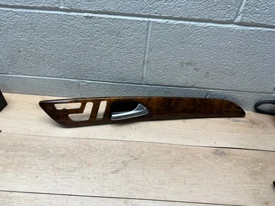 MERCEDES BENZ GLS GL ML W166 13-19 FRONT RIGHT  INTERIOR DOOR HANDLE WOOD TRIM - Image 1 of 4