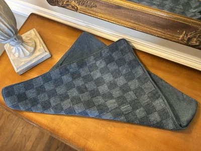 Villa By Classic Home Rein Pillow Cover 22”x22” Denim Blue NWOT OB - Image 1 of 4